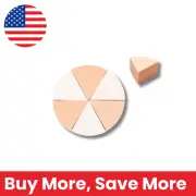 6PCS Thick Round Triangle Makeup Sponge Puff for Foundation & Blending