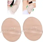 Underarm Sweat Pads, 1 Pair Reusable Armpits Sweat Shielding Pad, Washable Underarm Pads For Sports, Cycling, Dating, Travel, Backpacking