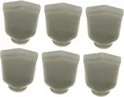 CORHAD Acoustic Guitar Tuning Caps 6pcs Plastic Tuning Handles Folk Tuning Pegs Sturdy Material Replacement for Worn or Damaged Guitar Strings
