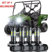 Fit Polaris Sportsman 500 550 570 600 700 800 XP 4pcs Headlight Bulbs Kit white
