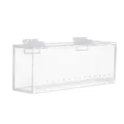 Fishing Photo Tank Fish Viewing Box Acrylic Hatching Incubator Clear Micro Landscape Fish Tank Fish Breeder Breeder Box with Scale L
