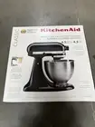 KitchenAid Mixer Deluxe 4.5 Quart Tilt-Head Stand Mixer, Onyx Black