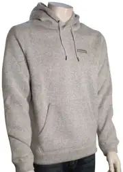 Quiksilver Keller Pullover Hoody - Light Grey Heather - New