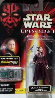 Hasbro Star Wars Episode 1 Naboo Queen Amidala Action Figure 1998
