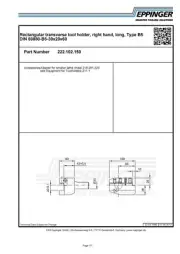 VDI30, turning tool holder, right hand, long, Type B5, 20mm, 222.102.150
