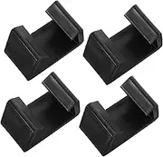4Pcs Rattan Made Furniture Clip Creative Sofa Clip for Easy Fixing Home Accessory for Living Room Bedroom Office Use Black