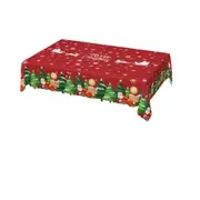 NNETM Transform Your Table with 1pc Merry Christmas Polyester Tablecloth