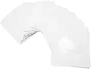 DVD Sleeves, 100 Pack Thick White Paper CD DVD Sleeves Portable CD DVD Sleeve...