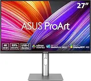 ASUS ProArt Display PA279CRV Professional Monitor – 27", IPS, 4K UHD (3840 x 2160), 99% DCI-P3/Adobe RGB, Color Accuracy ΔE < 2, Calman Verified, USB-C PD 96W, Ergonomic Stand, Green Sustainability
