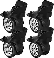 Yardwe Luggage Wheel Protectors 4pcs Plastic Suitcase Swivel Wheels Quiet Rolling for Hardwood Floor Protection