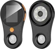 Hailoyearn Magnifying Glass, Portable Handheld Magnifying Glass with Light, Digital Electron Microscope, 500x Fixed Magnification Microscope, Maintenance Inspection and Observation (Black)