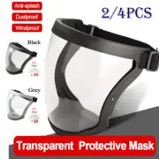 Anti-Fog Face Shield Protective Cover Transparent Full Shield Mask with Filter