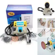 200W Jewelry Rock Polishing Buffer Machine Mini Table Saw DIY Jewelry Grinder