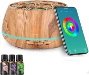 Harmony Diffuser Smart & Bluetooth Speaker Oils Bathroom Bedroom Living Room