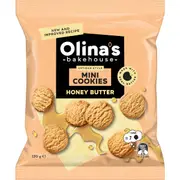 Olina's Bakehouse Mini Cookies Honey Butter 120g