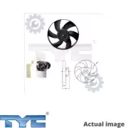 FAN RADIATOR FOR VW SEAT MERCEDES BENZ POLO CLASSIC 6V2 AGR ALE AHU ALH APF TYC