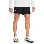 3 X Mens Under Armour Launch 5 Inch Black Running Shorts
