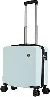 [AsrMyjcx] Carry on Luggage with Combination Lock 16.54x17.72x8.66 Lightweight Gift Outdoor Trips Rolling Suitcase Hardshell Suitcase, Green