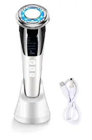 Mesotherapy Electroporation RF Radio Frequency Facial LED Photon Light Therapy Machine Face Lifting Beauty Skin Massager NO retail box