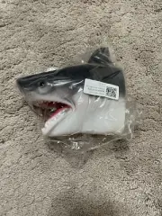Shark hand puppet soft stretchy rubber New