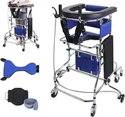YOPNDFR Lightweight Walker, Rollator Walking Aid for Seniors with Seat, 8 Wheels to Prevent Flipping, Suitable for Stroke Patients, Fracture Patients (Women's)