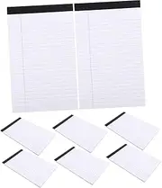 SECFOU 8pcs A5 Lined Notebooks Memo Pads Tearable Pages Legal Pad Inserts Wide Ruled for Lists Writing and Reminders