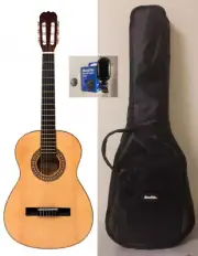 SUNLITE C-01G 34" or 36" Nylon String Guitar w Gig Bag & Tuner FREE SHIPPING!