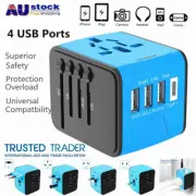 International Universal Travel Adapter 3 USB Type-C Outlet Converter Plug Power