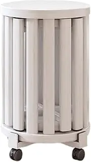 Nesting Side Tables, Round Side Table with Wheels, Multifunctional Furniture for Entrance Offices Pool Home Classroom Living Room Patio