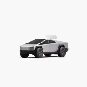 TESLA Cybertruck Wind-up Racer - Brand New
