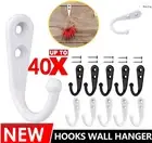 Hooks Wall Hanger Mounted Coat Hat Clothes Robe Holder Rack Closet Hook Rack AU