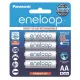 日本製 Panasonic 國際牌 eneloop 3號AA 可充2100次, 低自放電電池, 16入裝送電池盒x4