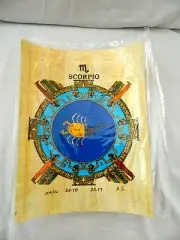 Egyptian papyrus Paper Paintng Zodiac Signs Calendar 8" X 10" Scorpio