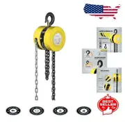 Compact Hand Chain Fall 1 Ton with 10ft Alloy Steel Chain for Industrial Use