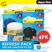 Aqua One Aquis 500/700 Refresh Pack (4pc)