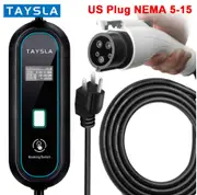 Electric Vehicle EV Charger NEMA 5-15 Plug Level 1 Charging Cable for TYPE 1 J1772 Electric Cars Indoor Outdoor Use