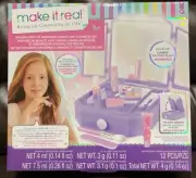 Make It Real Deluxe Light Up Mirrored Vanity and Cosmetic Set