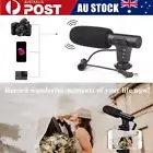 Camera Mic Video Microphone for DSLR Interview Canon Nikon Sony Fuji 3.5mm Jack