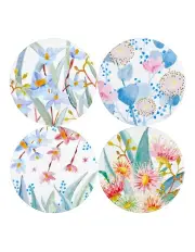 [Maxwell & Williams] Royal Botanic Gardens Eucalyptus Bloom Ceramic Coaster 10cm Set of 4 in Multi