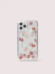 cherry blossom liquid glitter iphone 11 pro case