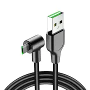3PCS High-speed 5A Micro USB Elbow Double-sided Plug-in Fast Charging Gaming Data Cable For Xiaomi Mi4 Redmi 7A Redmi 6Pro OUKITEL Y4800
