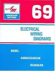 1969 69 AMC JAVELIN & AMX WIRING DIAGRAM MANUAL
