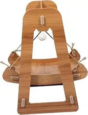 TOBBOMEY Luxury Cat Swing for Indoor Use Wooden Swing Bed Cat Resting Nest Decorative