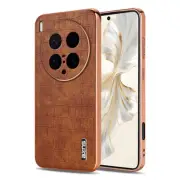 For vivo X200 Ultra, Phone Case Electroplated crocodile pattern PU Leather Cover