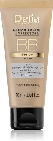 Delia Cosmetics BB colored face cream SPF 30 light color 30 ml