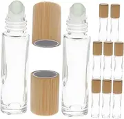 ELAYARD 10pcs Refillable Roller Perfume Bottle Elegant Storage for Essential Oils Fragrances Perfumes Convenient Travel Containers