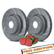 EBC Stage 10 Super Sport Dimpled & Slotted Rear Brake Kit for 14-15 Lexus IS250 (for: Lexus)