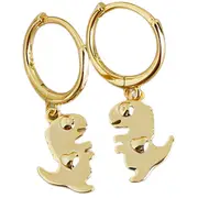 ANYCO Earrings Gold Plated Bohemian Creative Cute Punk Dinosaur Stud For Women Girl Perfect Fashion Stylish Accessories Jewelry Gifts