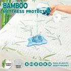 ForZzz Bamboo Mattress Protector 100% Waterproof Topper Cover Single Queen King
