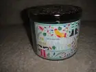 BATH & BODY WORKS 3 WICK CANDLE W/LID in the "TOP SHELF ELF" NEW SCENT!